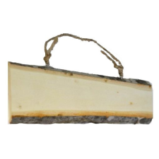  FA SZELET TÉGLALAP JUTA AKASZTÓVAL dekorációs kellék