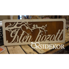  Fa tábla - Isten hozott felíratú dekorációs kellék