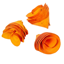  Fa tölcsér virág 2cm narancs dekorációs kellék