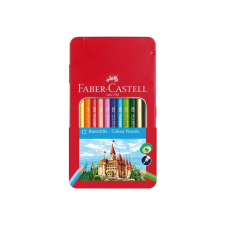 Faber-Castell 12db-os színes ceruza készlet fémdobozban (115801) (115801) színes ceruza