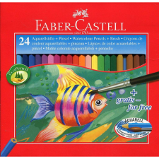 Faber-Castell akvarell ceruza készlet ecsettel 24db (TFC114425) (TFC114425) akvarell