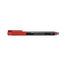 Faber-Castell Alkoholos marker, OHP, 0,4 mm, FABER-CASTELL \"Multimark 1523\", piros filctoll, marker