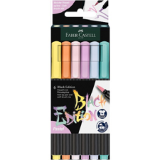 Faber-Castell : Black Edition pasztell színek 6db-os színes filctoll szett filctoll, marker