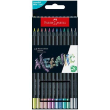  Faber-Castell Black Edition színesceruza készlet - 12 darabos - metál színek színes ceruza