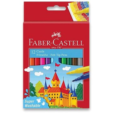 Faber-Castell Castle round, 12 szín, 12 szín filctoll, marker