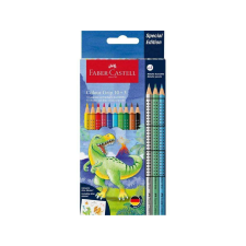 Faber-Castell : Dinoszauruszos Grip színesceruza készlet 10+3db-os csomag színes ceruza