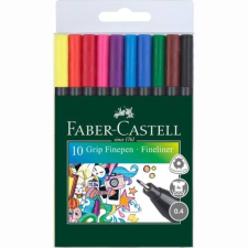 Faber-Castell Filctoll FABER-CASTELL Grip 0,4 mm 10db-os készlet filctoll, marker
