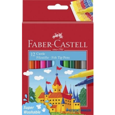 Faber-Castell Filctoll készlet, FABER-CASTELL, 12 különböző szín"Castle" filctoll, marker