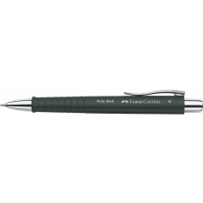 Faber-Castell Golyóstoll, 0,7 mm, nyomógombos tolltest, fekete tolltest, faber-castell &quot;poly ball&quot;, kék 241199 toll