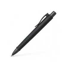 Faber-Castell Golyóstoll, nyomógombos tolltest, fekete tolltest, FABER-CASTELL "Poly Ball Urban", kék toll