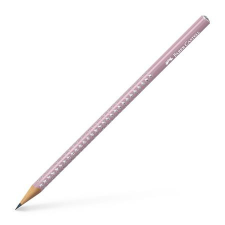  FABER-CASTELL Grafitceruza, B, háromszögletű, FABER-CASTELL &quot;Sparkle&quot;, gyöngyház rózsaszín ceruza