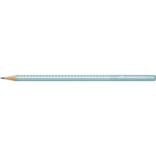 Faber-Castell Grafitceruza, B, háromszögletű, FABER-CASTELL "Sparkle", metál óceánkék ceruza