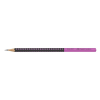 Faber-Castell Grafitceruza FABER-CASTELL Grip 2001 HB kéttónusú fekete/pink