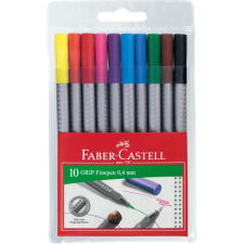 Faber-Castell "Grip" 0.4mm Rostirón készlet -10 különböző szín (10 db) filctoll, marker