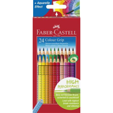 Faber-Castell "Grip 2001" Háromszögletű színes ceruza készlet - 24 különböző szín (24 db) színes ceruza