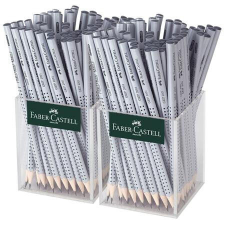  Faber-Castell Grip 2001 HB Grafitceruza - Ezüst, Háromszögletű (144 db) ceruza