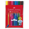 Faber-Castell Grip filctoll szett 10 db-os