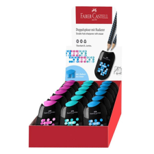 Faber-Castell Hegyező FABER-CASTELL kéttónusú műanyag duplatartályos hegyező