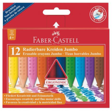Faber-Castell "Jumbo Grip" Zsírkréta Háromszögletű -12 db Vegyes (122540) kréta