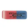 Faber-Castell Kaucsuk radír kék/piros tollhoz és ceruzához