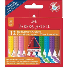 Faber-Castell &quot;Grip&quot; 12 különböző színű háromszögletű zsírkréta kréta