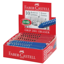 Faber-Castell Radír FABER-CASTELL Grip 2001 háromszögletű 90x15x15mm piros/kék radír