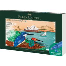 Faber-Castell Sydney 12 db-os művészfilctoll készlet (FC267138) filctoll, marker