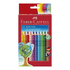 Faber-Castell Színes ceruza, FABER-CASTELL GRIP 2001 - 110912, 12 db-os, háromszögletű, vastag