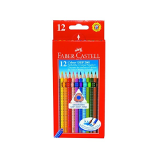 Faber-Castell Színes ceruza faber-castell grip háromszögletű 12 darabos 112412 színes ceruza