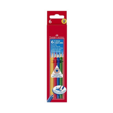 Faber-Castell Színes ceruza FABER-CASTELL Grip háromszögletű 6 db/készlet színes ceruza
