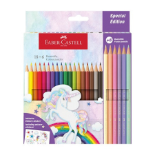 Faber-Castell Színes ceruza Faber-Castell kastélyos 18db+6db klt. színes ceruza