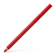 Faber-Castell Színes ceruza, háromszögletű, FABER-CASTELL "Grip 2001 Jumbo", piros színes ceruza
