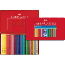 Faber castell Színesceruza Faber-Castell Grip fémdobozban 36-os készlet színes ceruza