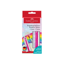 Faber-Castell : Szivárvány színű csillám ragasztó 2x12ml ragasztó