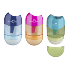 Faber-Castell : Trendi színek hegyező radírral többféle változatban 1db hegyező