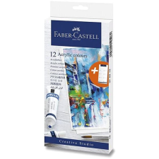 Faber-Castell , tubusban, 12 szín akrilfesték