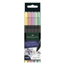Faber-Castell Tűfilc FABER CASTELL Grip pasztell 0,4mm 5 db/készlet filctoll, marker