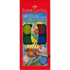Faber-Castell vízfesték készlet ecsettel - 12 db-os hobbifesték