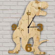  Fából falióra - T-REX falióra