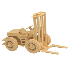  Fából készült 3D puzzle targonca puzzle, kirakós