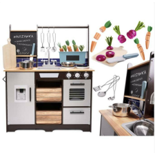 Fából készült konyha gyerekeknek MDF kiegészítőkkel LOFT XXL 96cm konyhakészlet