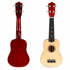 Fából készült Ukulele gitár gyerekeknek, 4 nylon húr, az ECOTOYS cégtől strandjáték