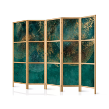  Fabulo 5 részes fa paraván - Arany levelek bútor