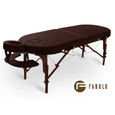 FABULO Diablo Oval Set összecsukható masszázságy Szín: csoki szépségápolási bútor