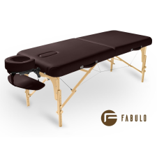  FABULO Guru Set összecsukható és hordozható favázas masszázságy Szín: csoki szépségápolási bútor