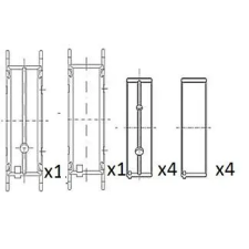 FAI AutoParts főtengelycsapágy BM1068-STD autóalkatrész