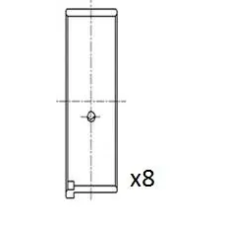 FAI AutoParts hajtókar csapágy BB2000-STD autóalkatrész