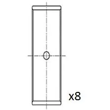 FAI AutoParts hajtókar csapágy BB2061-STD autóalkatrész