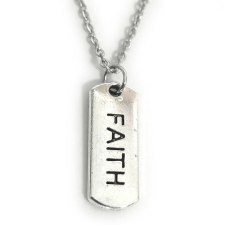 Faith/Hit medál lánccal vagy kulcstartóval medál