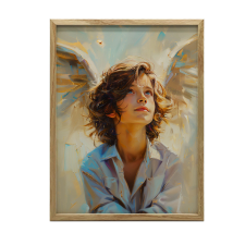 FAKERETES FALI PLAKÁT HEAVENLY BOY 70x100 CM grafika, keretezett kép